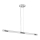 lustră pe cablu BASTONE WHITE 2xE14/40W/230V albă/crom lucios