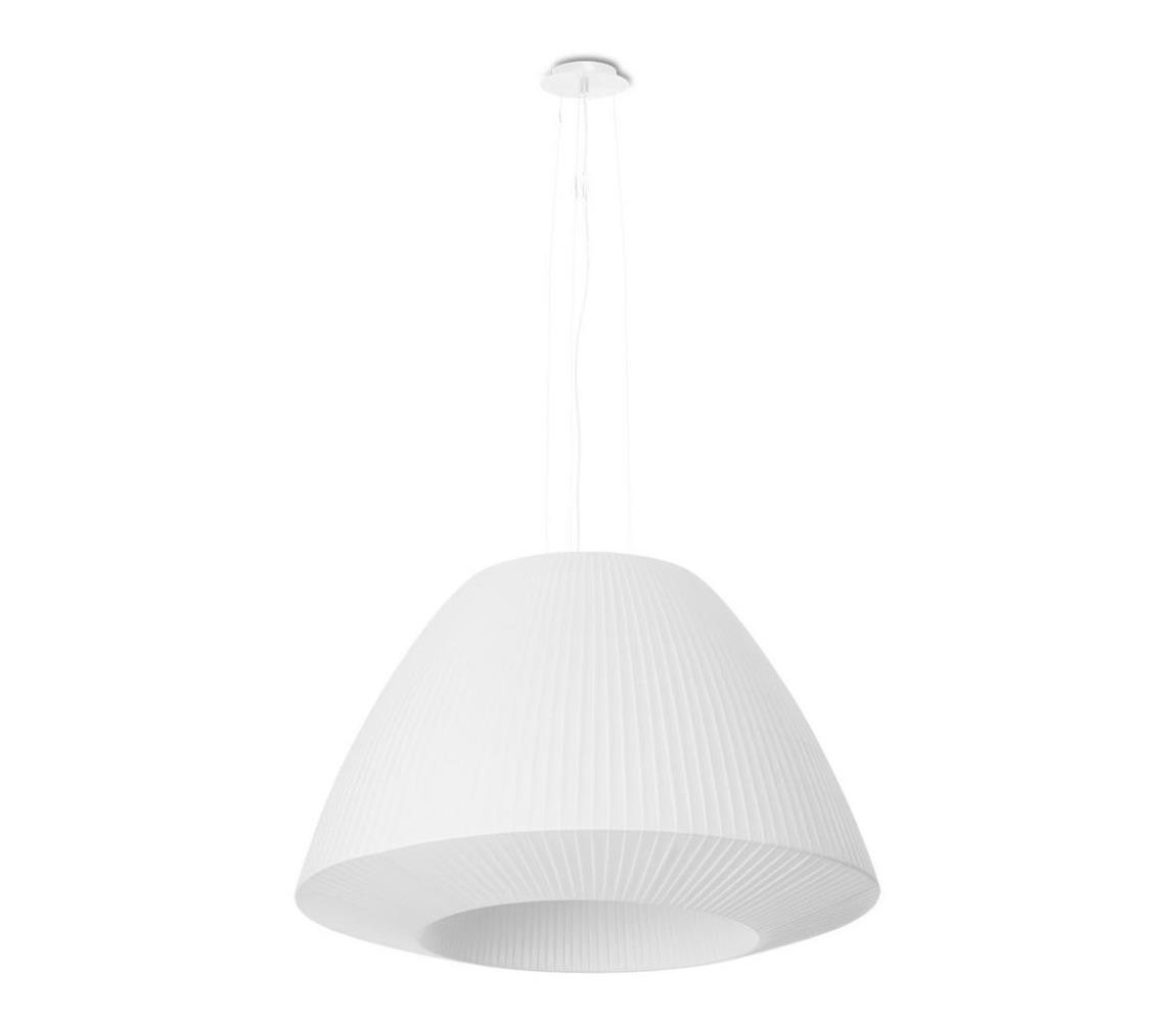 Lustră pe cablu BELLA 3xE27/60W/230V d. 60 cm albă  SL.0733