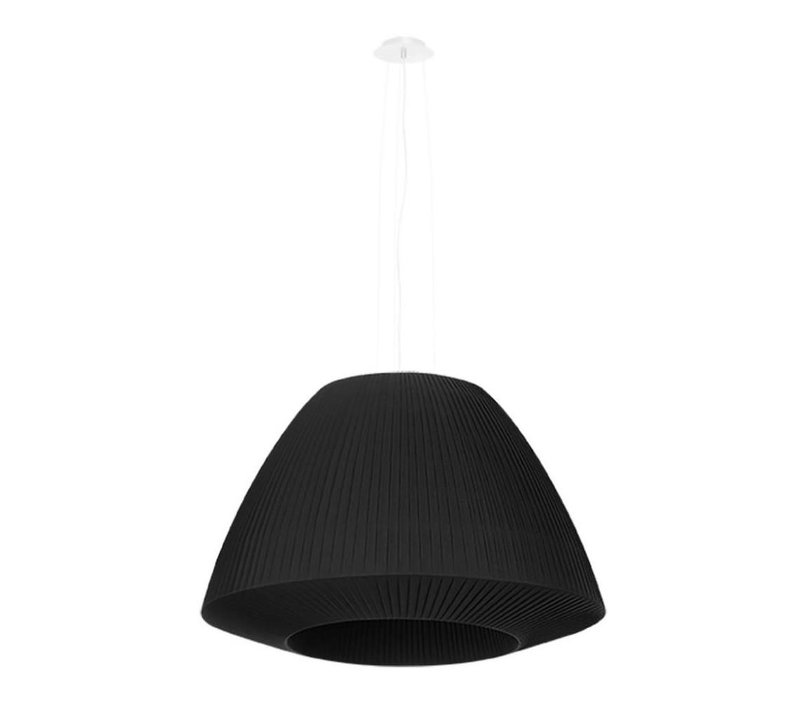 Lustră pe cablu BELLA 3xE27/60W/230V d. 60 cm neagră  SL.0734