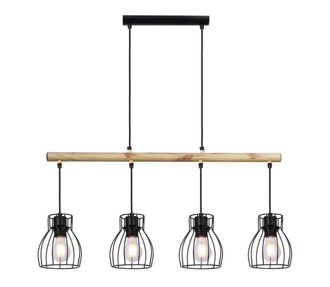 Lustră pe cablu BERNITA 4xE27/60W/230V