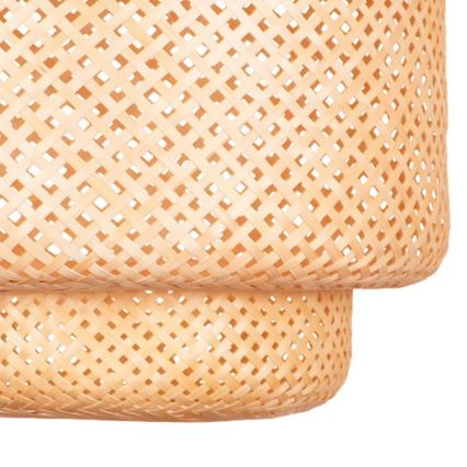 Lustră pe cablu BERTA 1xE27/20W/230V d. 50 cm bambus