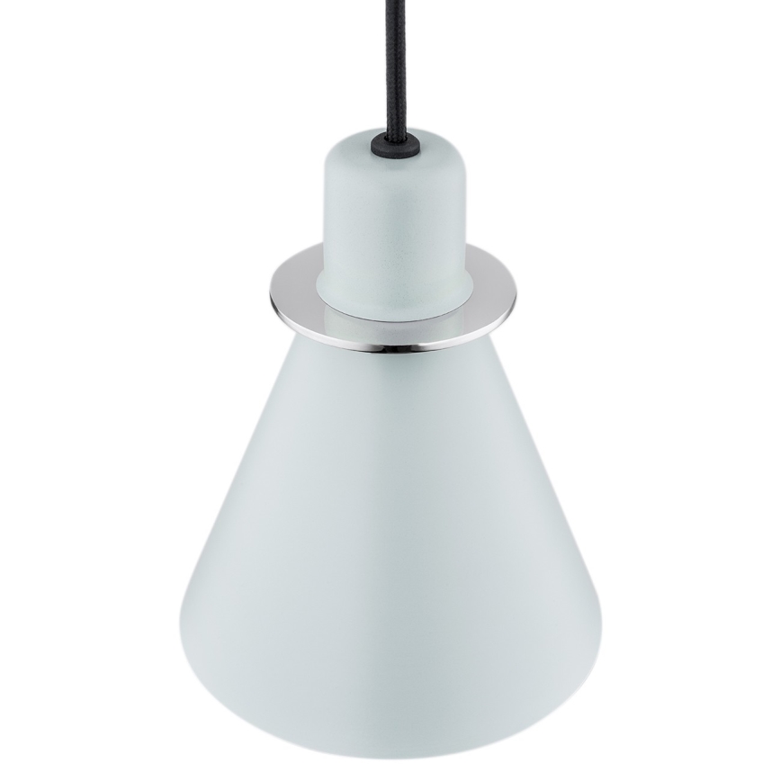 Lustră pe cablu BEVERLY 1xE27/15W/230V albastru/crom lucios Argon 4683