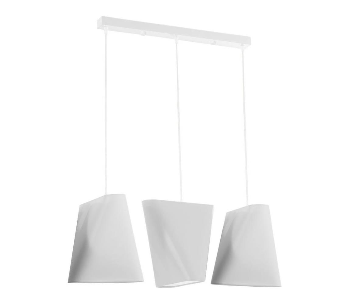 Lustră pe cablu BLUM 3xE27/60W/230V albă  SL.0771