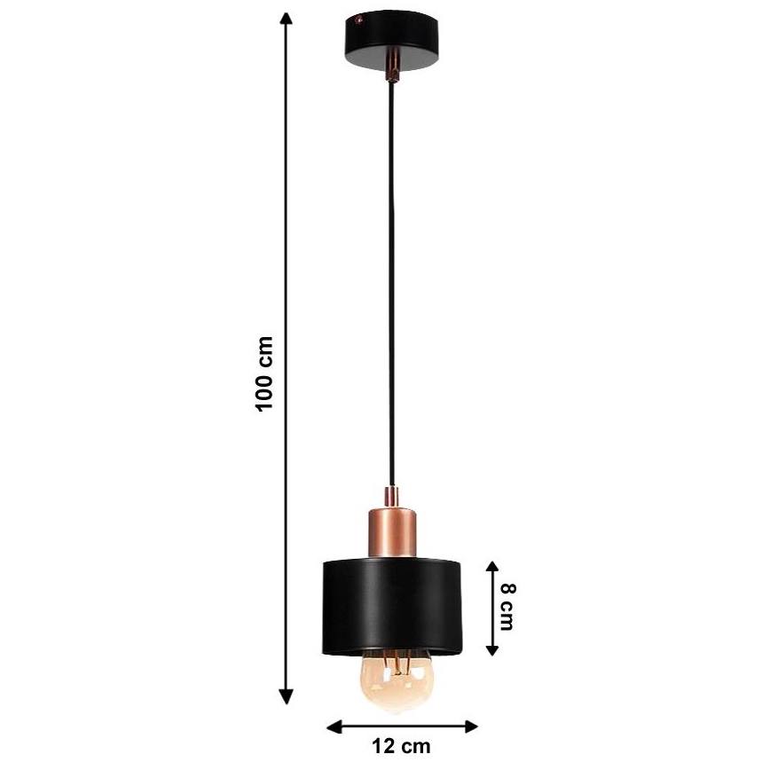 Lustră pe cablu BODO 1xE27/60W/230V
