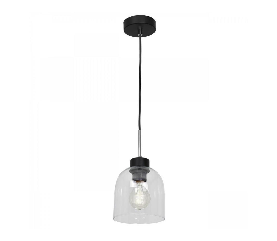 Lustră pe cablu BOGOTA 1xE27/60W/230V transparentă