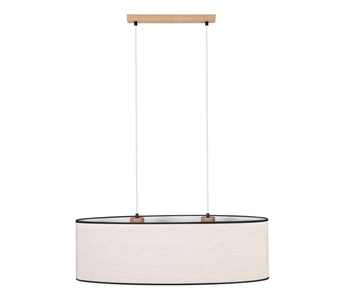 Lustră pe cablu BOHO 2xE27/40W/230V stejar 27910274