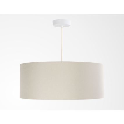 Lustră pe cablu BOHO TRINITI 1xE27/60W/230V Ø 50 cm crem