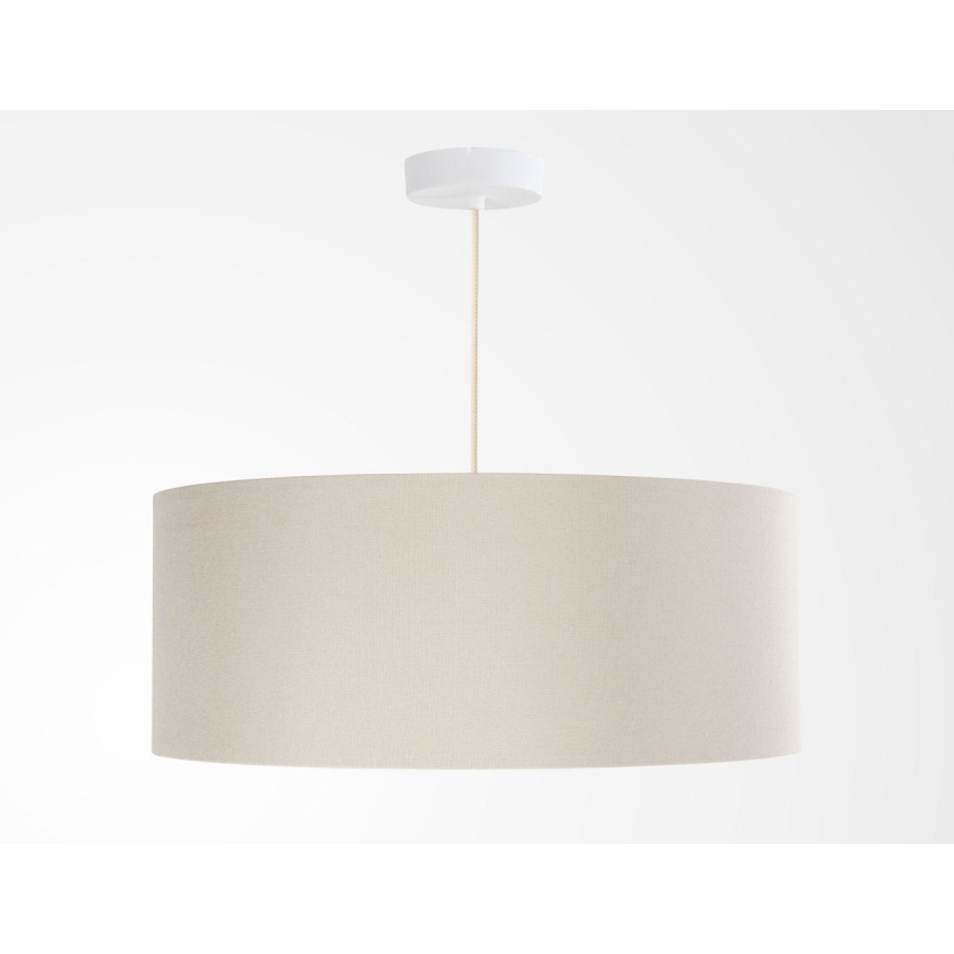 Lustră pe cablu BOHO TRINITI 1xE27/60W/230V Ø 50 cm crem