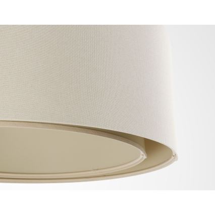 Lustră pe cablu BOHO TRINITI 1xE27/60W/230V Ø 50 cm crem