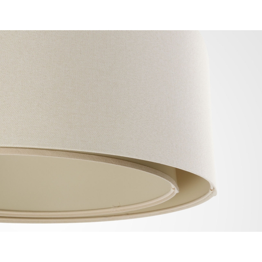 Lustră pe cablu BOHO TRINITI 1xE27/60W/230V Ø 50 cm crem