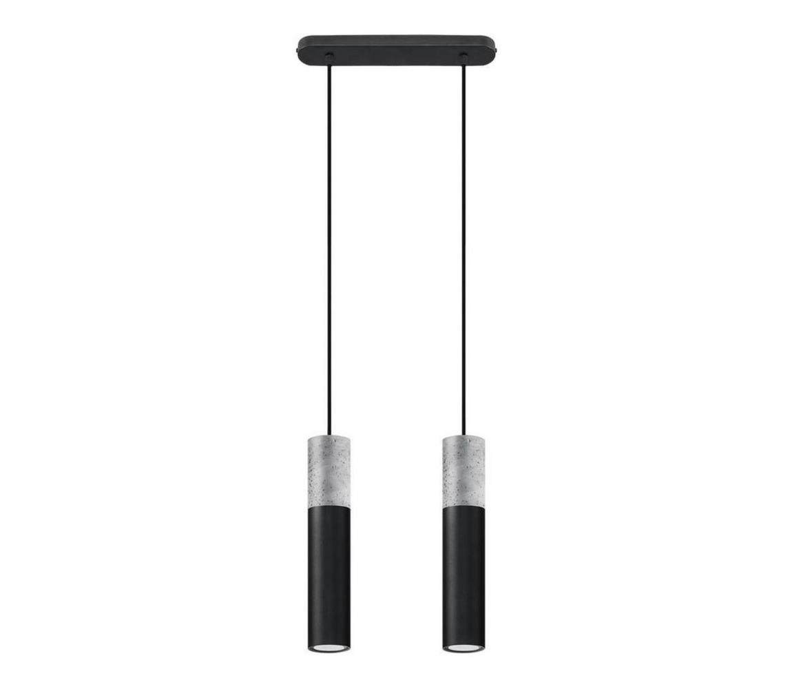 Lustră pe cablu BORGIO 2xGU10/40W/230V