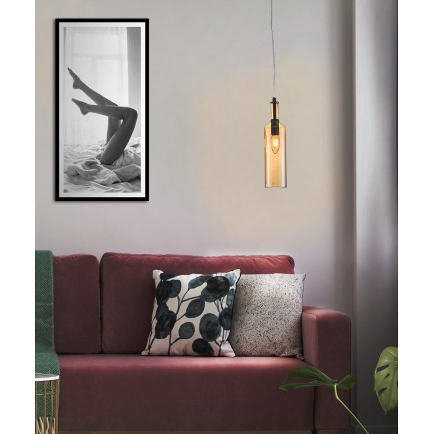 Lustră pe cablu BOTTLE 1xE14/40W/230V