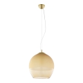 Lustră pe cablu BOULETTE 1xE27/60W/230V aurie