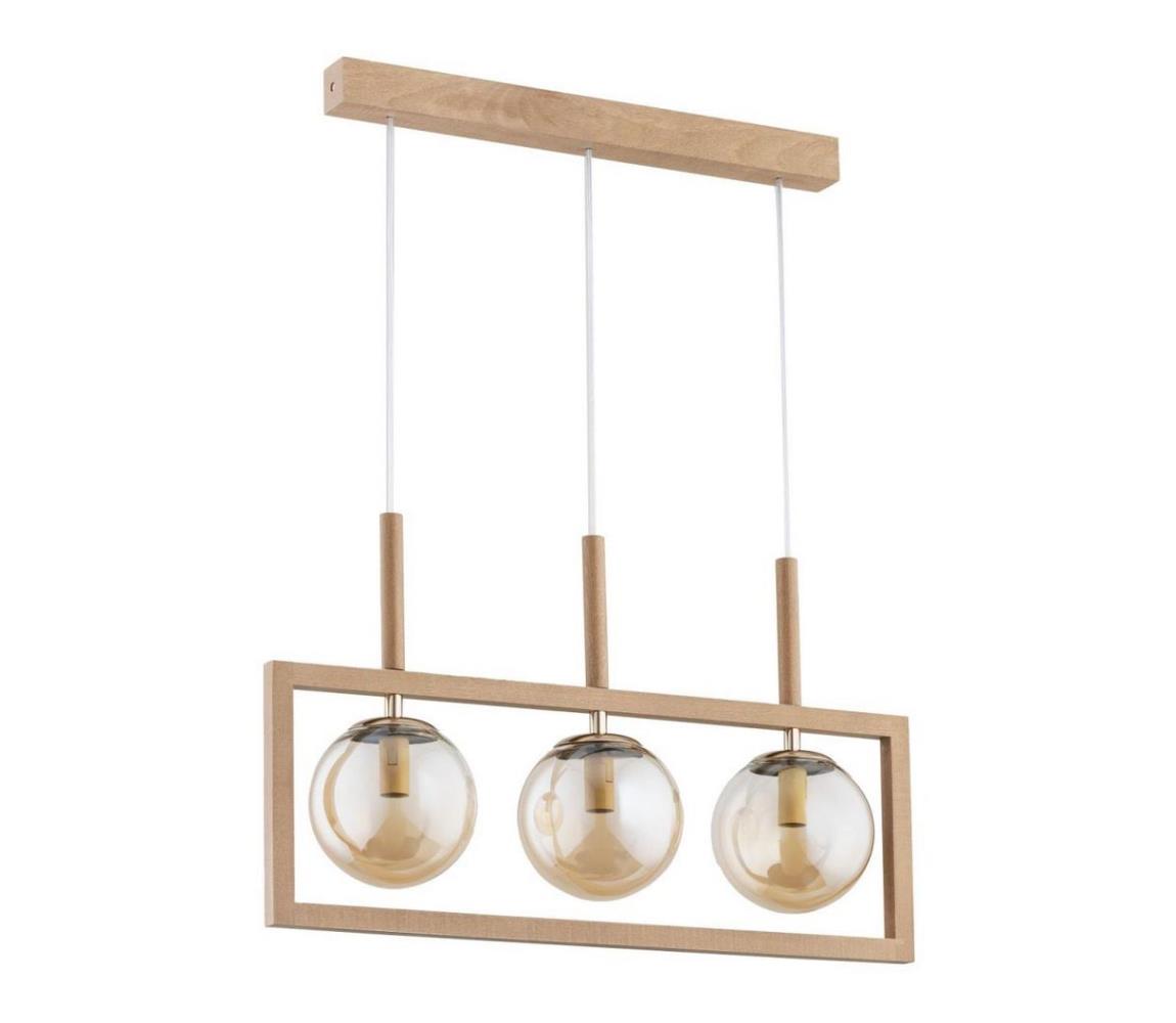 Lustră pe cablu BRAGA 3xE14/40W/230V bej