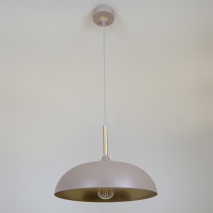 Lustră pe cablu Brilagi ABRAHAM 1xE27/60W/230V d. 35 cm bej