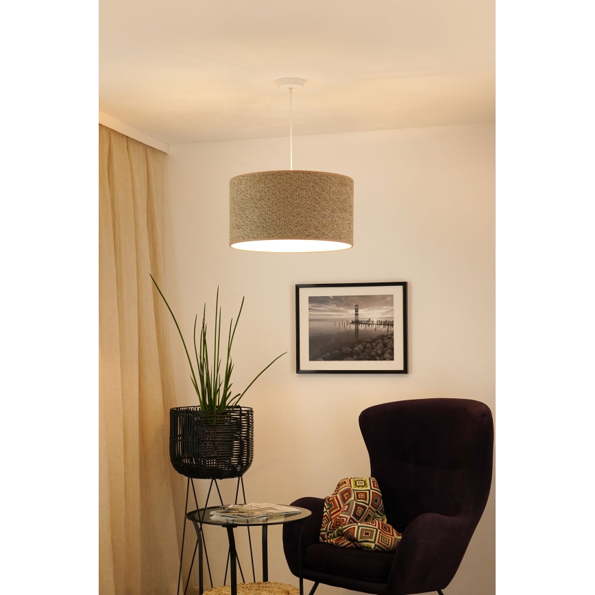 Lustră pe cablu Brilagi BOUCLE ROLLER 1xE27/15W/230V d. 45 cm maro