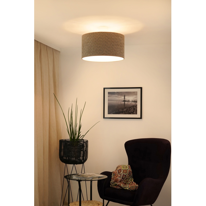 Lustră pe cablu Brilagi BOUCLE ROLLER 1xE27/15W/230V d. 45 cm maro