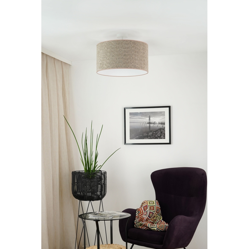 Lustră pe cablu Brilagi BOUCLE ROLLER 1xE27/15W/230V d. 45 cm maro