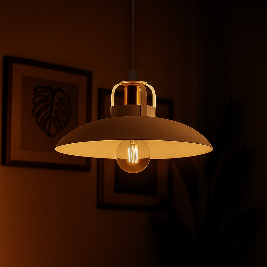 Lustră pe cablu Brilagi FLAMENGO 1xE27/60W/230V alb