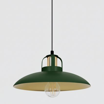 Lustră pe cablu Brilagi FLAMENGO 1xE27/60W/230V verde