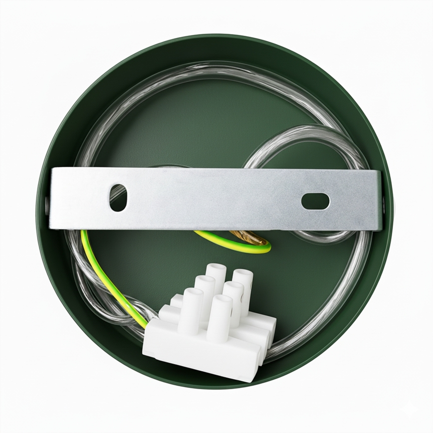 Lustră pe cablu Brilagi FLAMENGO 1xE27/60W/230V verde