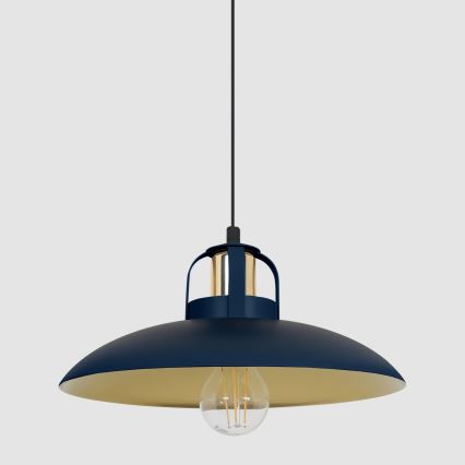 Lustră pe cablu Brilagi FLAMENGO 2xE27/60W/230V albastru