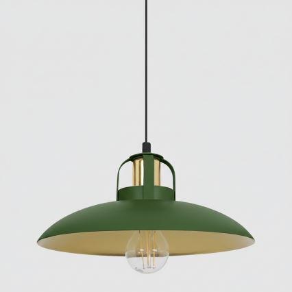 Lustră pe cablu Brilagi FLAMENGO 2xE27/60W/230V verde