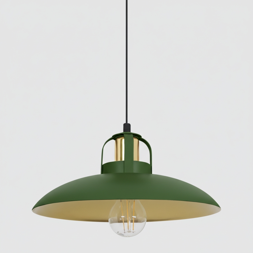 Lustră pe cablu Brilagi FLAMENGO 2xE27/60W/230V verde