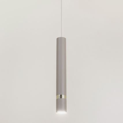 Lustră pe cablu Brilagi POKER 1xGU10/25W/230V bej/auriu