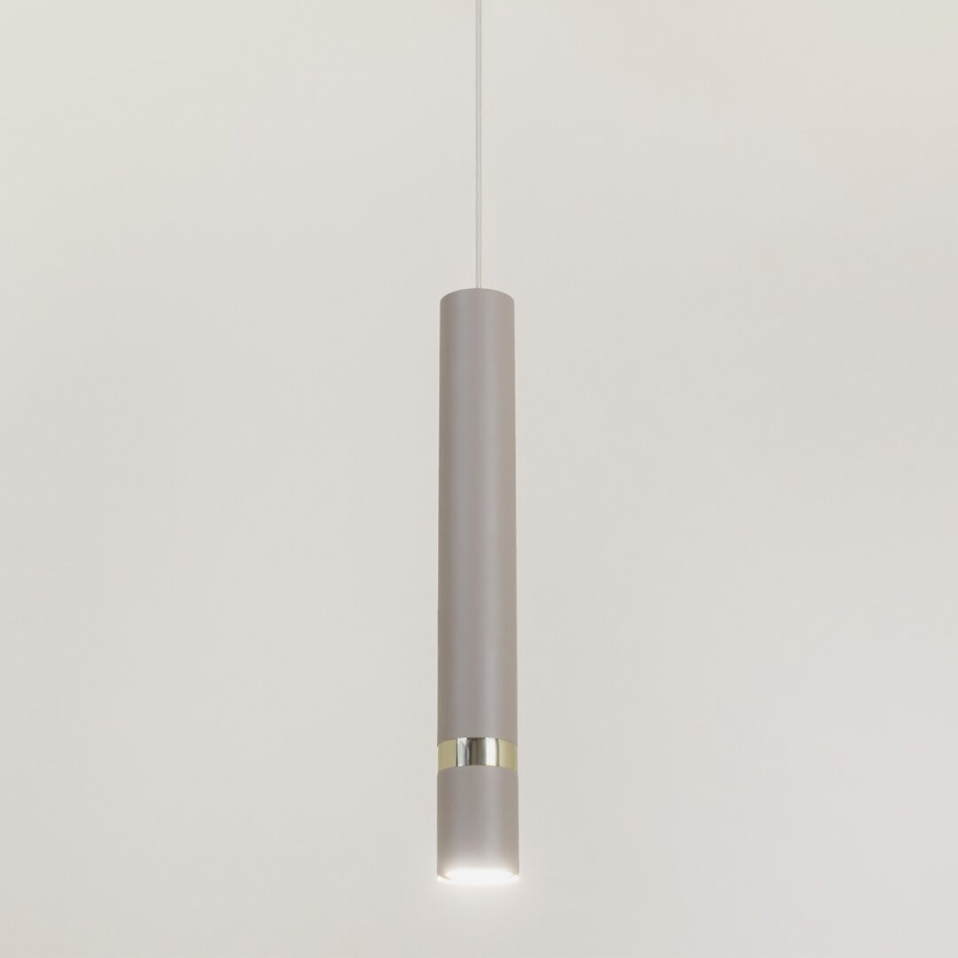 Lustră pe cablu Brilagi POKER 1xGU10/25W/230V bej/auriu