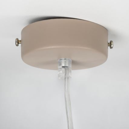 Lustră pe cablu Brilagi POKER 1xGU10/25W/230V bej/auriu