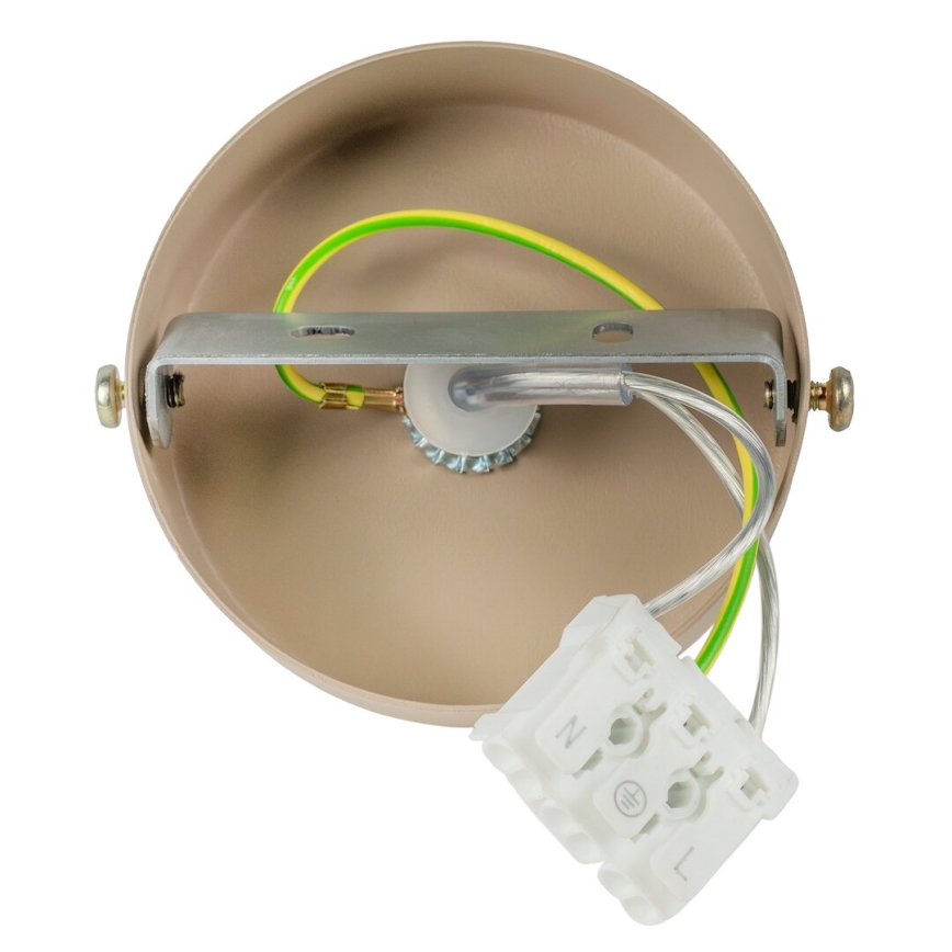 Lustră pe cablu Brilagi POKER 1xGU10/25W/230V bej/auriu