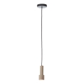 Lustră pe cablu Brilliant CADIZ 1xGU10/10W/230V d. 12,5 cm bronz