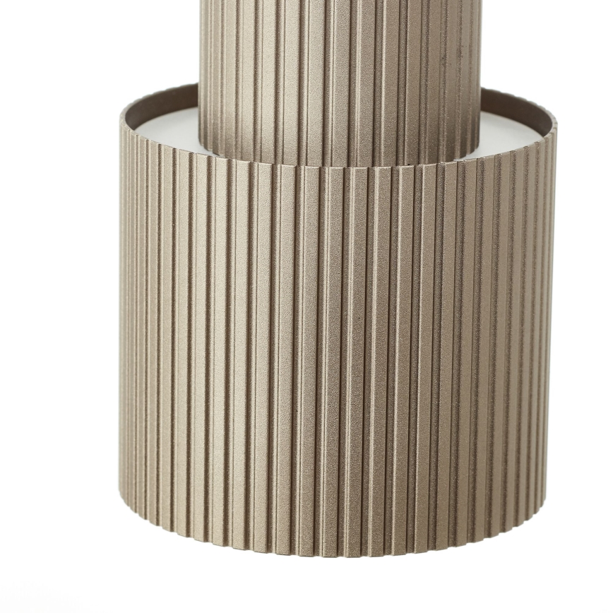 Lustră pe cablu Brilliant CADIZ 1xGU10/10W/230V d. 12,5 cm bronz