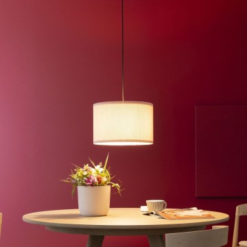 Lustră pe cablu Brilliant TONY 1xE27/20W/230V d. 35 cm crem