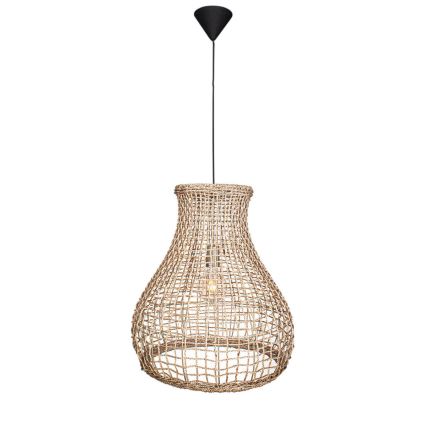 Lustră pe cablu ByRydens SEAGRASS 1xE27/8W/230V bej d. 49 cm