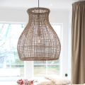 Lustră pe cablu ByRydens SEAGRASS 1xE27/8W/230V bej d. 49 cm