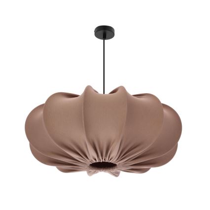 Lustră pe cablu CAFEE 1xE27/40W/230V, diam. 52 cm, maro