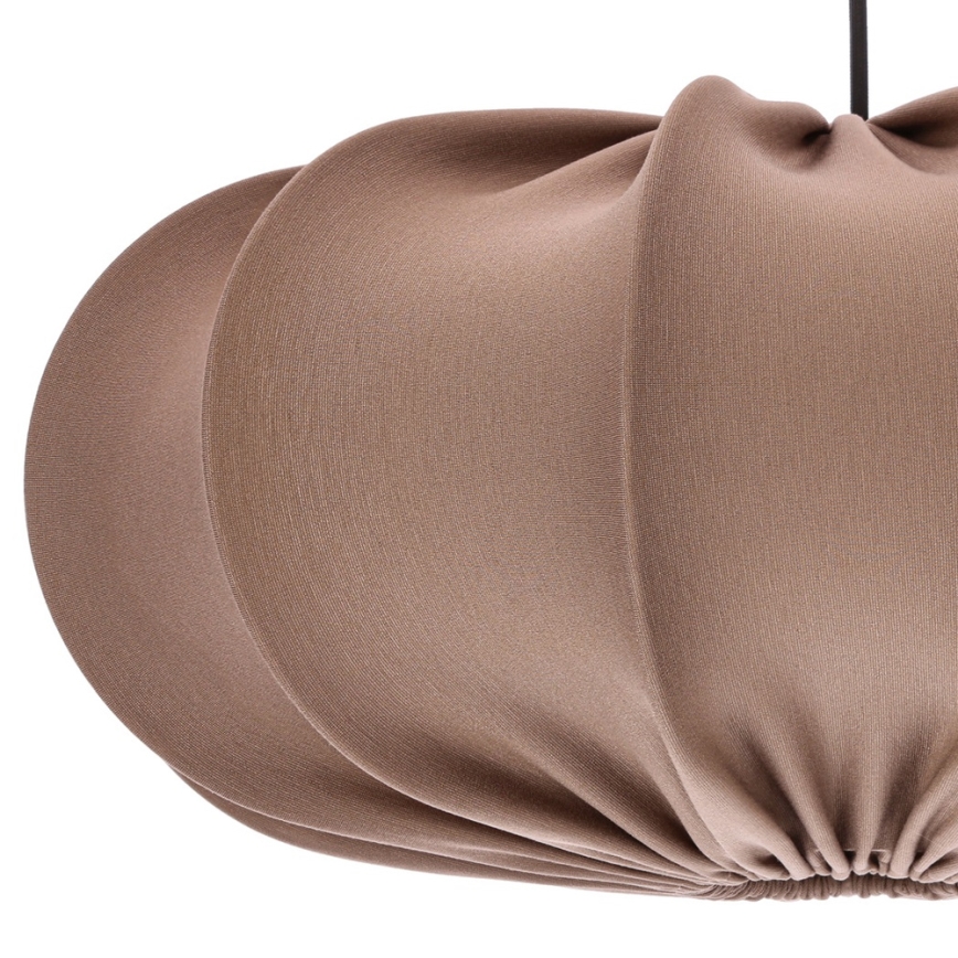 Lustră pe cablu CAFEE 1xE27/40W/230V, diam. 52 cm, maro