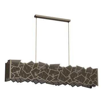 Lustră pe cablu CAMO 5xE27/15W/230V auriu