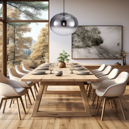 Lustră pe cablu CAMPANIA 1xE27/60W/230V negru