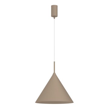 Lustră pe cablu CAPITAL 1xGX53/15W/230V Ø 32 cm taupe