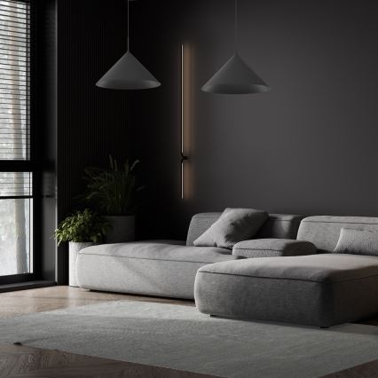 Lustră pe cablu CAPITAL 1xGX53/15W/230V Ø 46 cm neagră