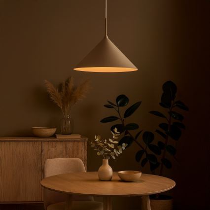 Lustră pe cablu CAPITAL 1xGX53/15W/230V Ø 46 cm taupe