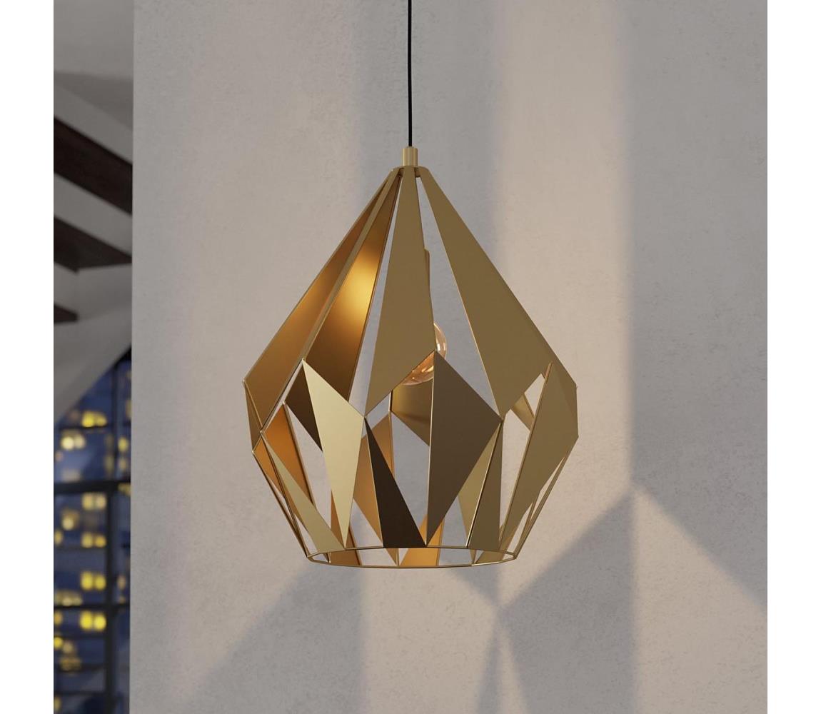 Lustră pe cablu CARLTON 1xE27/60W/230V d. 385 cm Eglo 43815