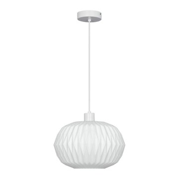 Lustră pe cablu CARSON 1xE27/40W/230V, albă