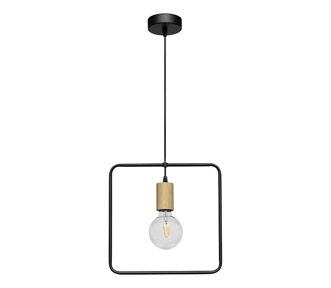 1651174 - Lustră pe cablu CARSTEN 1xE27/60W/230V Stejar mat