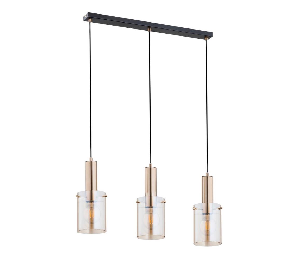Lustră pe cablu CELIA 3xE27/60W/230V aurie