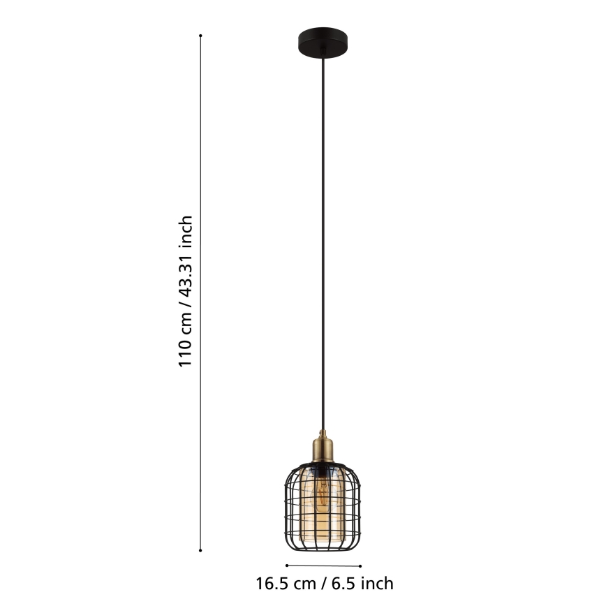 Lustră pe cablu 1xE27/40W/230V Eglo
