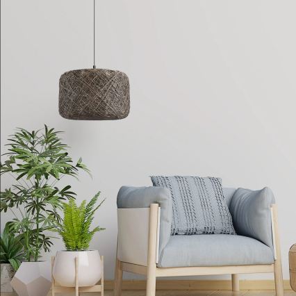 Lustră pe cablu CLEA 1xE27/20W/230V, Ø 30 cm, antracit